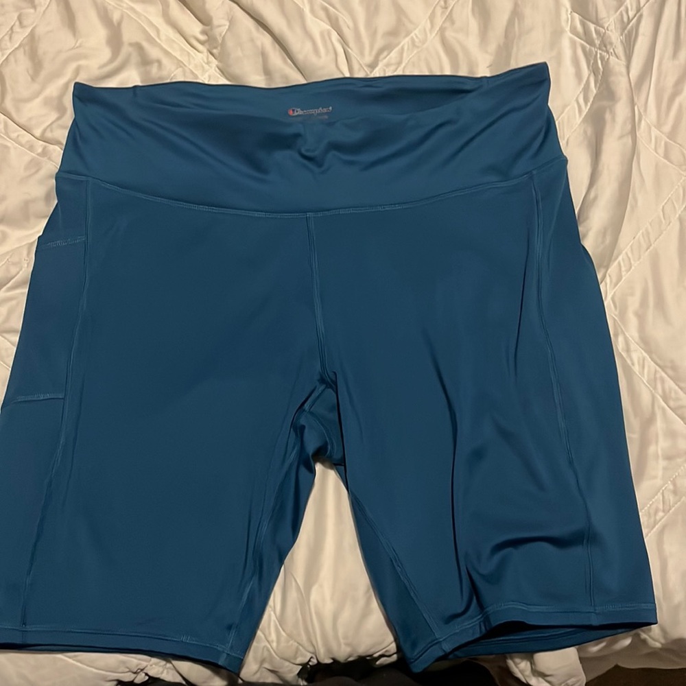 Champion Blue Bike Shorts